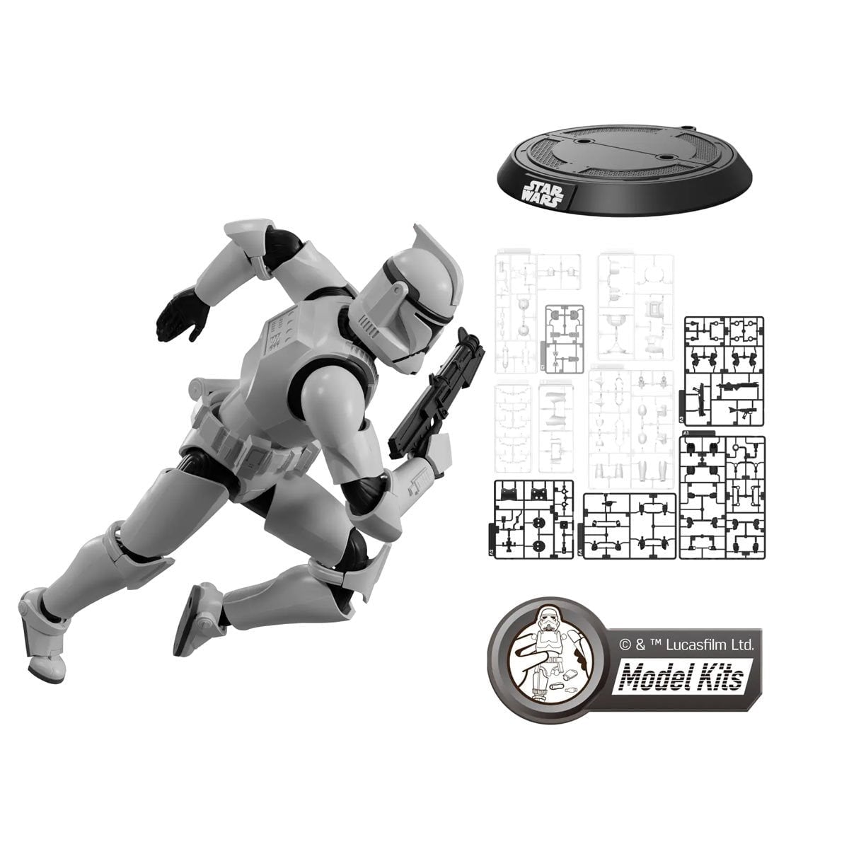 BLOKEES: STAR WARS: ATTACK OF THE CLONES - CLONE TROOPER CHAMPION CLASS 07 (MODEL KIT) - 2