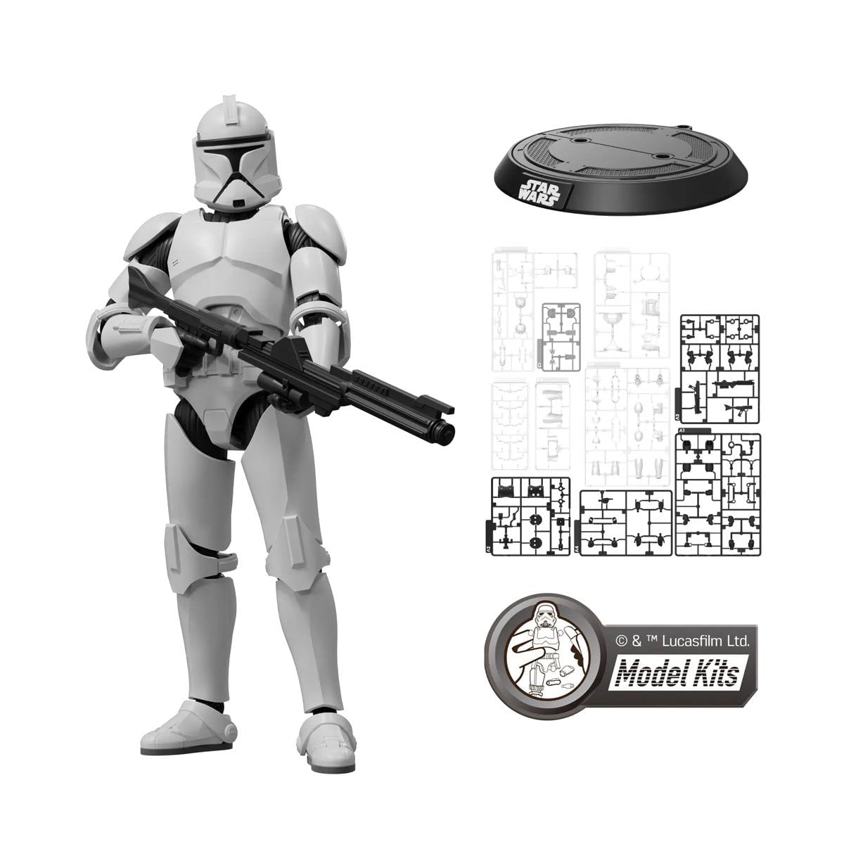 BLOKEES: STAR WARS: ATTACK OF THE CLONES - CLONE TROOPER CHAMPION CLASS 07 (MODEL KIT) - 3