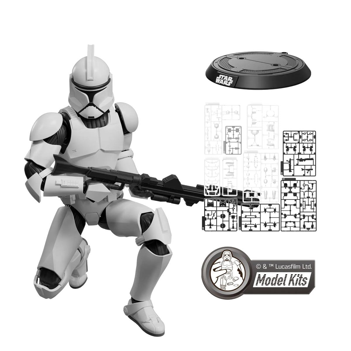 BLOKEES: STAR WARS: ATTACK OF THE CLONES - CLONE TROOPER CHAMPION CLASS 07 (MODEL KIT) - 5