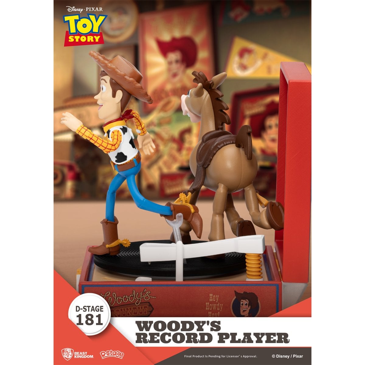 BEAST KINGDOM: DISNEY TOY STORY - WOODY'S RECORD PLAYER - 3
