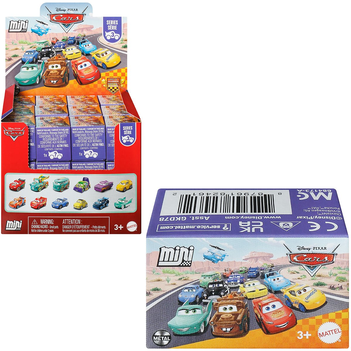 MATTEL: DISNEY PIXAR CARS - BLIND BOX (X UNIDAD) - SERIE 3 - 1