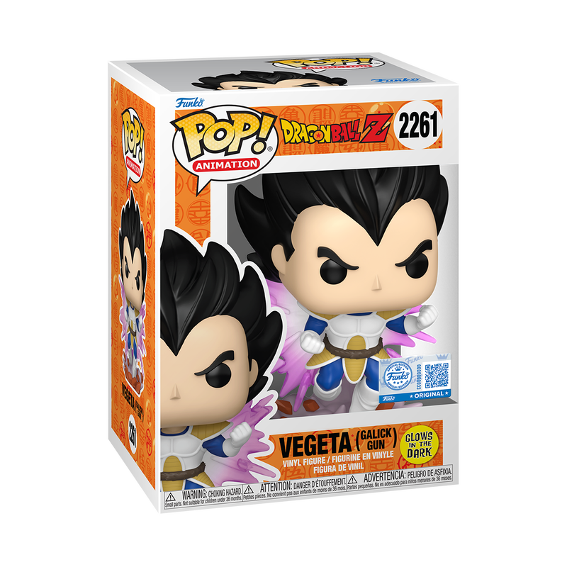 FUNKO POP! ANIMATION: DRAGON BALL Z - VEGETA (GALICK GUN) 2261 - SPECIALTY SERIES (GITD) - 1