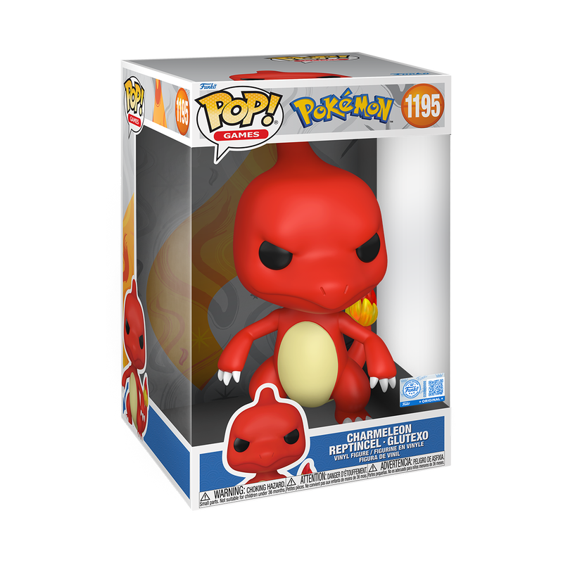 FUNKO POP! ANIME: POKEMON - CHARMELEON 1195 (JUMBO) - 1