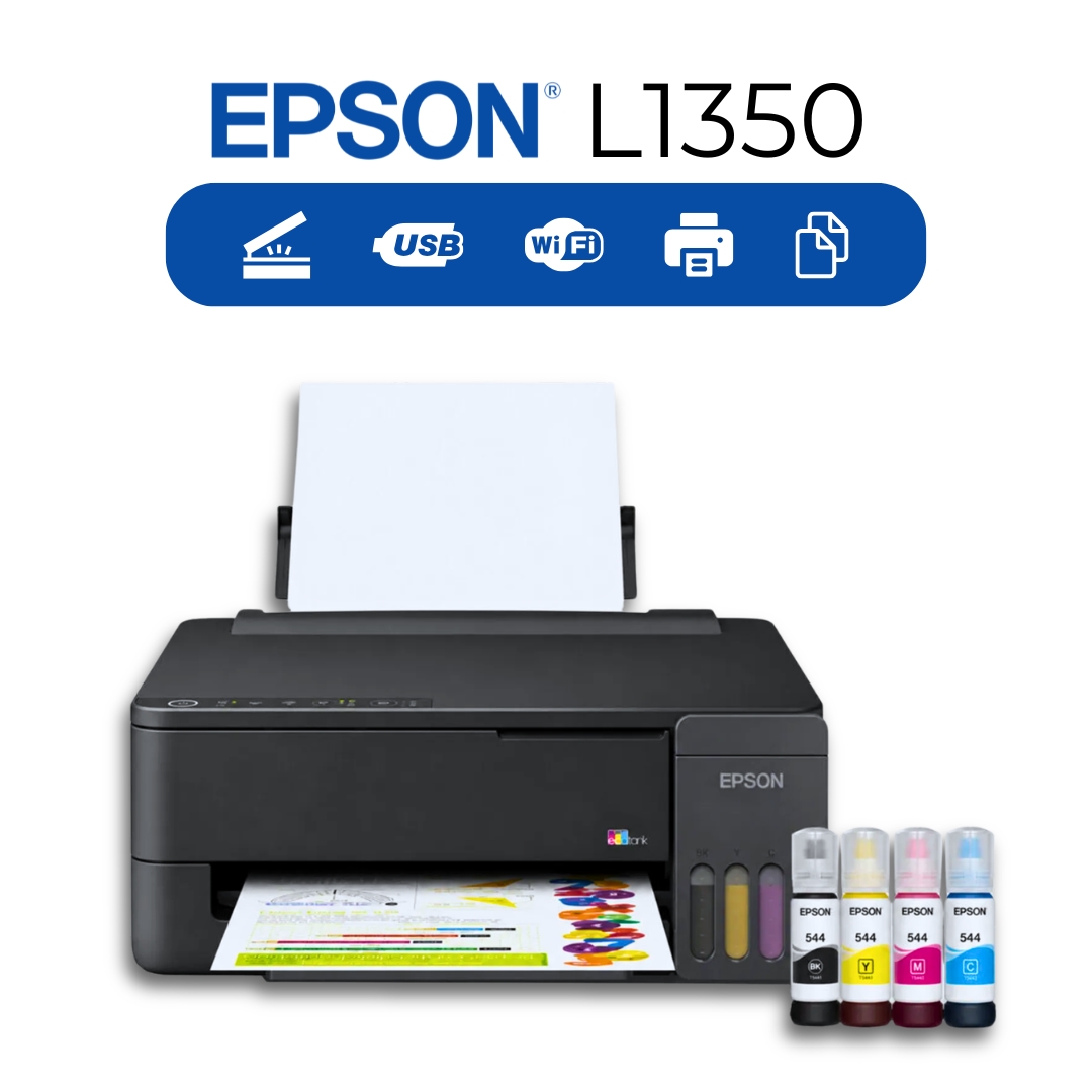 IMPRESORA INALÁMBRICA EPSON ECOTANK L1350 WI-FI - 1