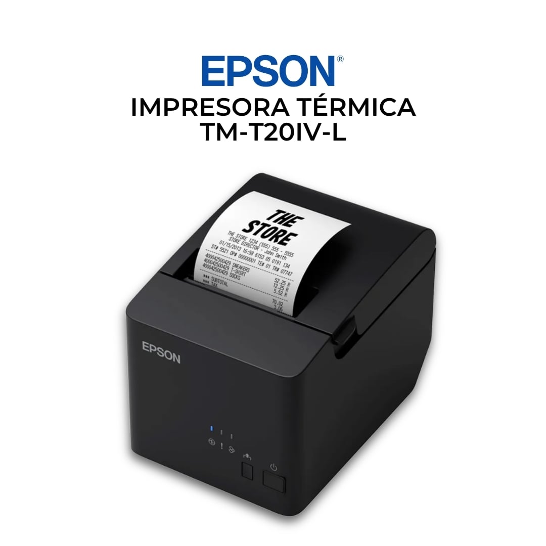 IMPRESORA EPSON TÉRMICA TM-T20IV-L -USB+SERIAL 001 - 1