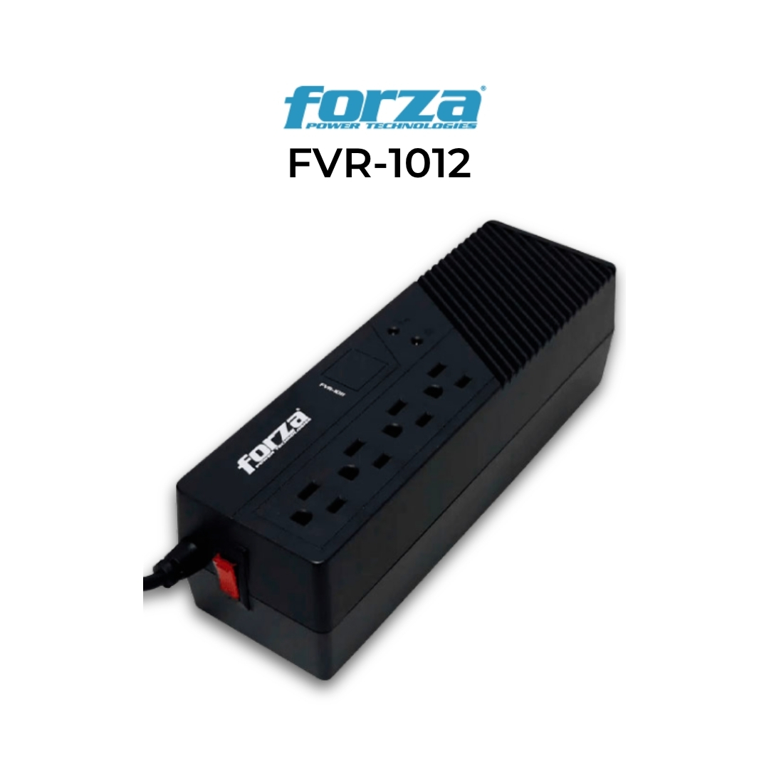 ESTABILIZADOR FORZA FVR-1012 VOLT REG 1000VA / 500W - 1