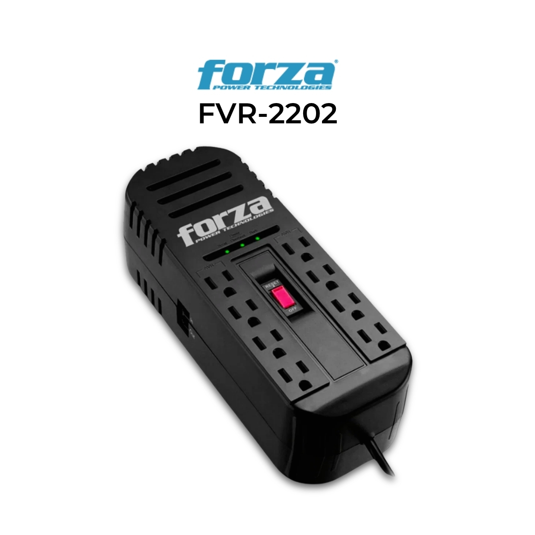 ESTABILIZADOR FORZA FVR-2202 2200VA/1100W - 1