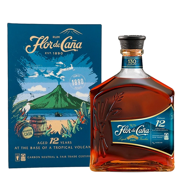 RON FLOR DE CAÑA 12 AÑOS 750ML CON ESTUCHE - 3