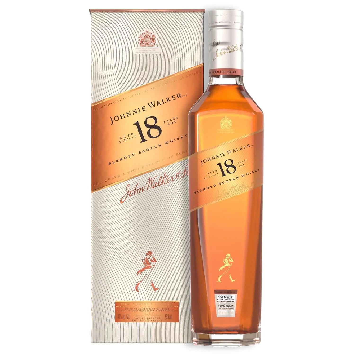 WHISKY JOHNNIE WALKER 18 AÑOS 750ML - 1