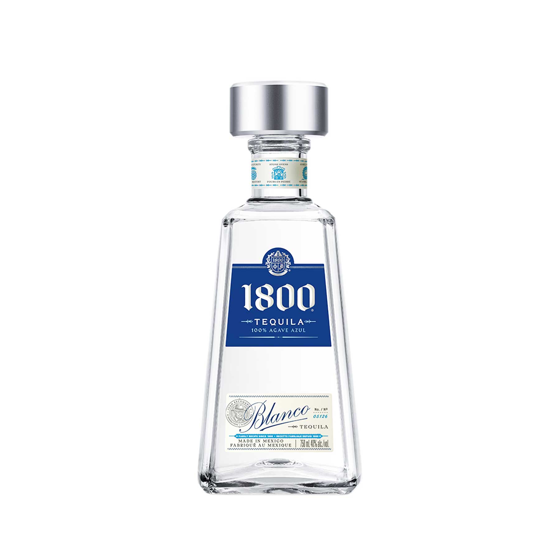 TEQUILA 1800 SILVER BOTELLA 750ML - 1