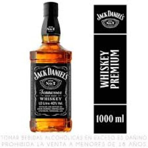 WHISKY JACK DANIELS BOTELLA 1L - 1
