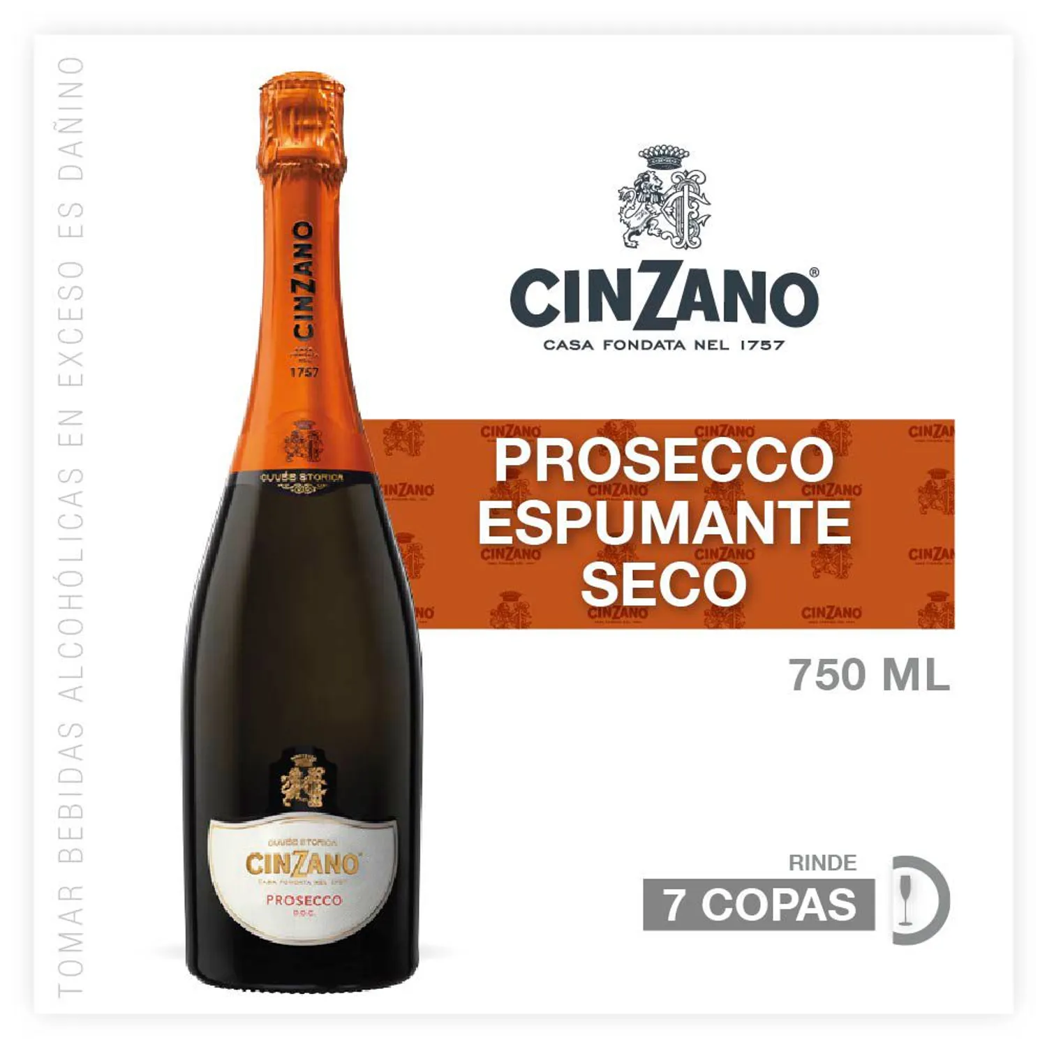ESPUMANTE CINZANO PROSECCO 750ML - 1
