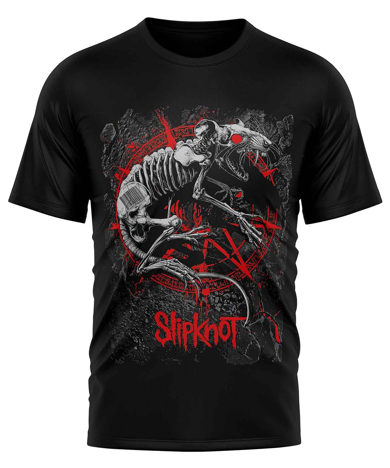 POLO MANGA CORTA HOMBRE NEGRO CLUBDESIGN SLIPKNOT - 1