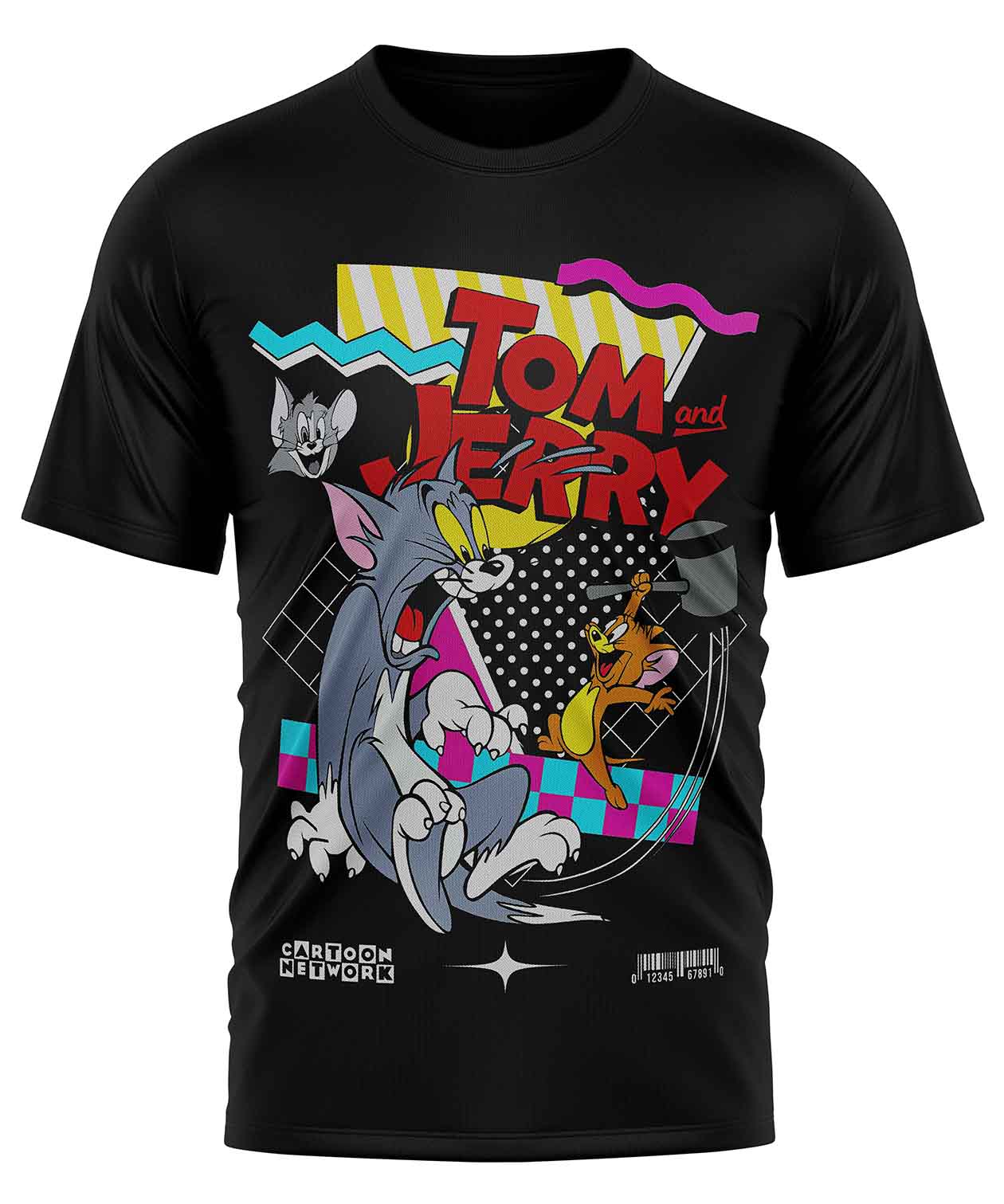 POLO MANGA CORTA UNISEX NEGRO CLASICO CLUBDESIGN ANIMADO RETRO 27 - 1