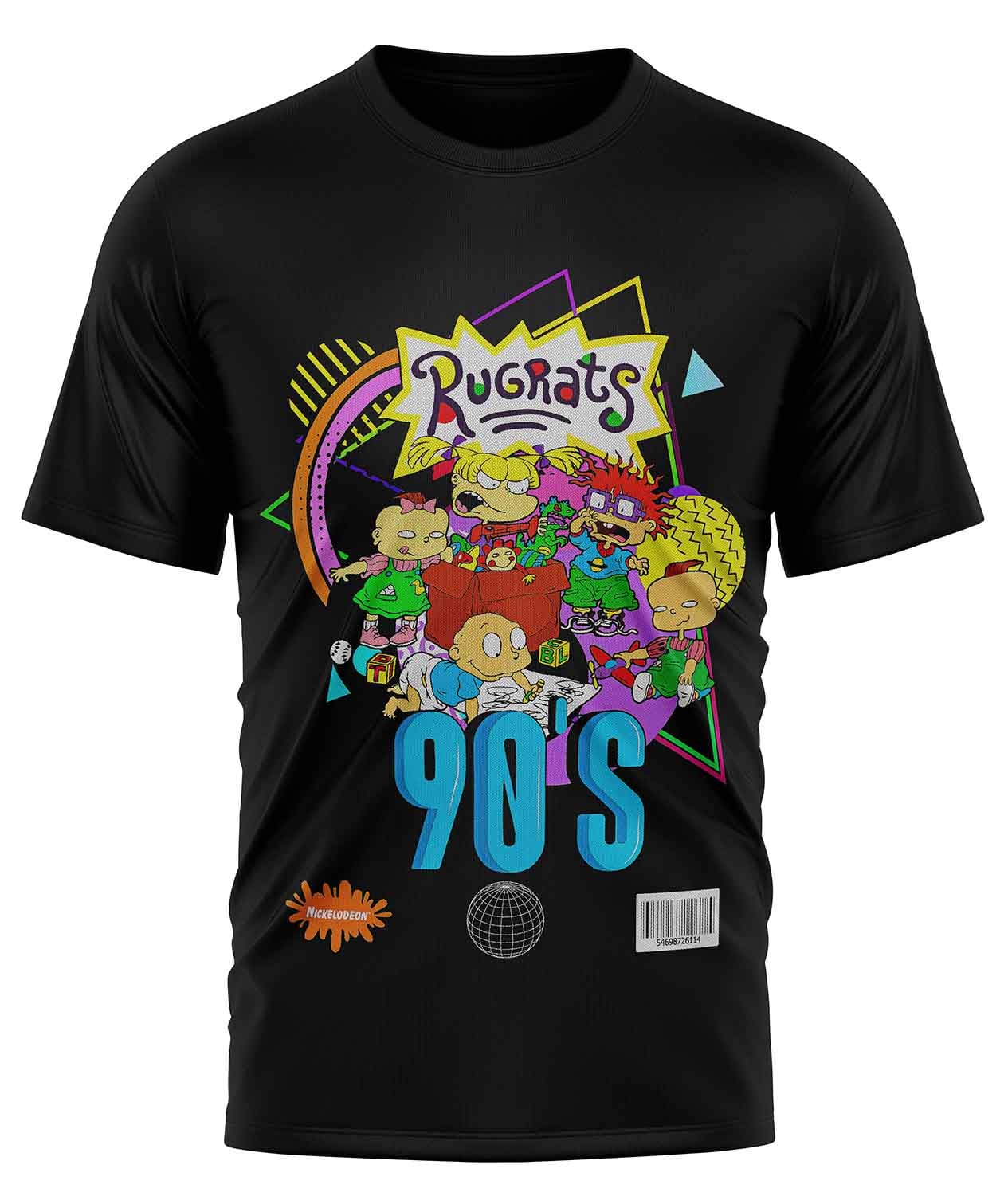 POLO MANGA CORTA UNISEX NEGRO CLASICO CLUBDESIGN ANIMADO RETRO 23 - 1
