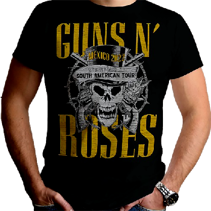 POLO CLUBDESIGN MANGA CORTA GUNS N' ROSES - 1