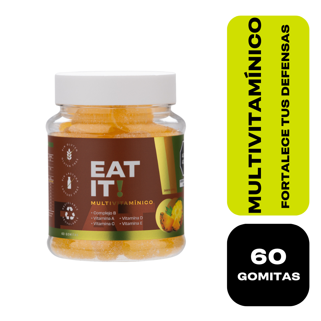 EAT IT! MULTIVITAMÍNICO 60 GOMITAS - 1