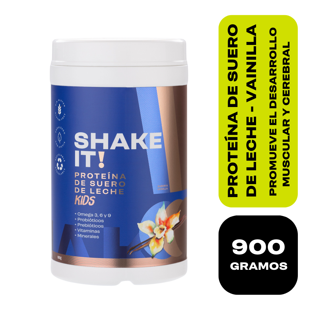 SHAKE IT! PROTEÍNA DE SUERO DE LECHE KIDS VAINILLA 900 GR - 1