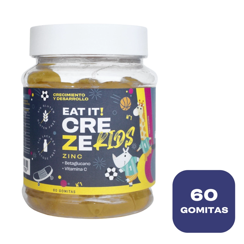 EAT IT! CREZE KIDS | GOMITAS DE ZINC SABOR A PIÑA - 1