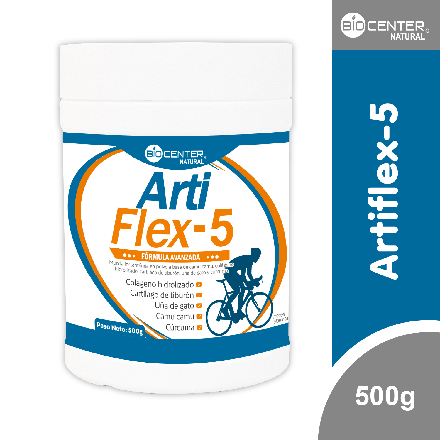ARTIFLEX-5 COLÁGENO X 500 G - BIOCENTER NATURAL - 1