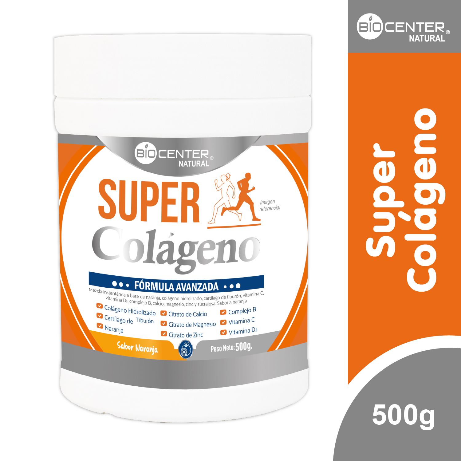 SUPER COLÁGENO X 500 G - BIOCENTER NATURAL - 1