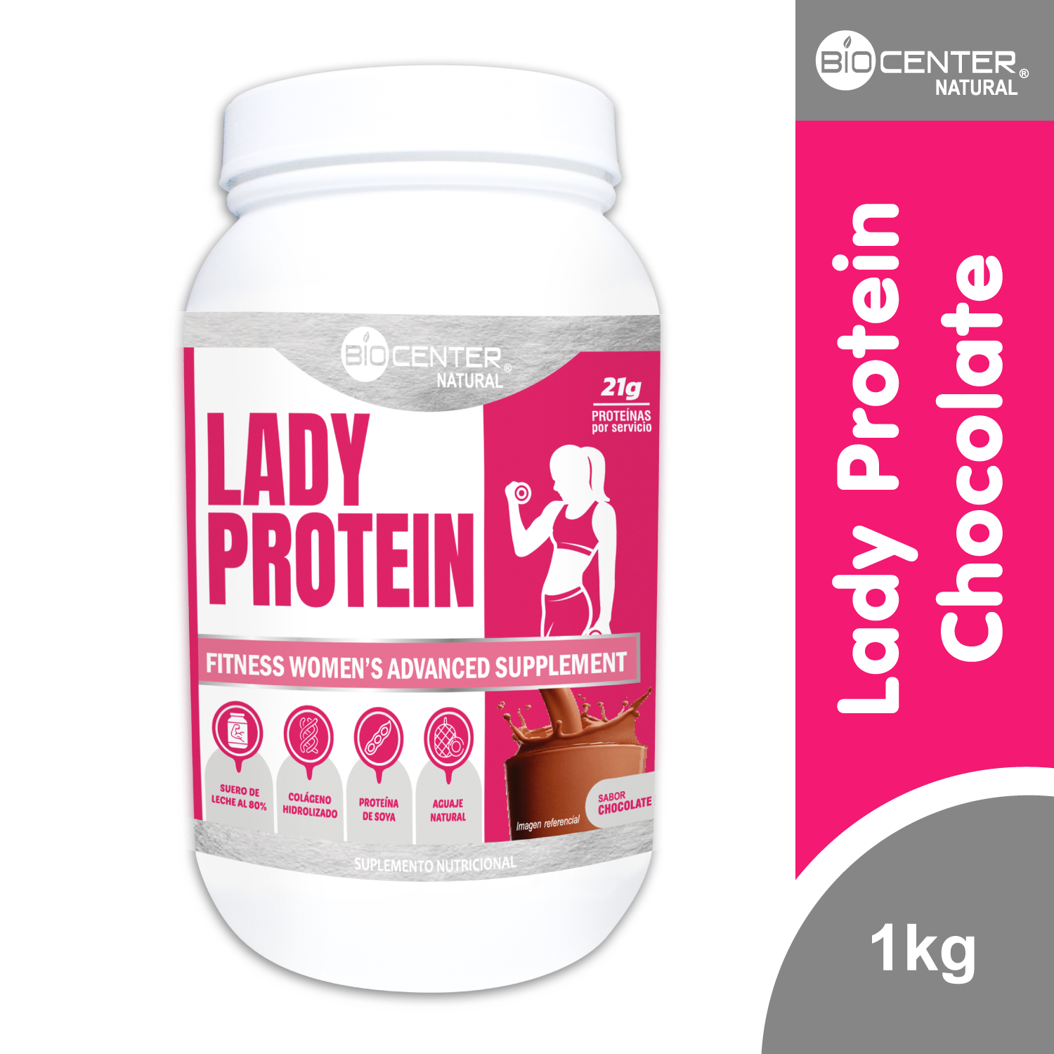 LADY PROTEIN CHOCOLATE X 1KG - 1