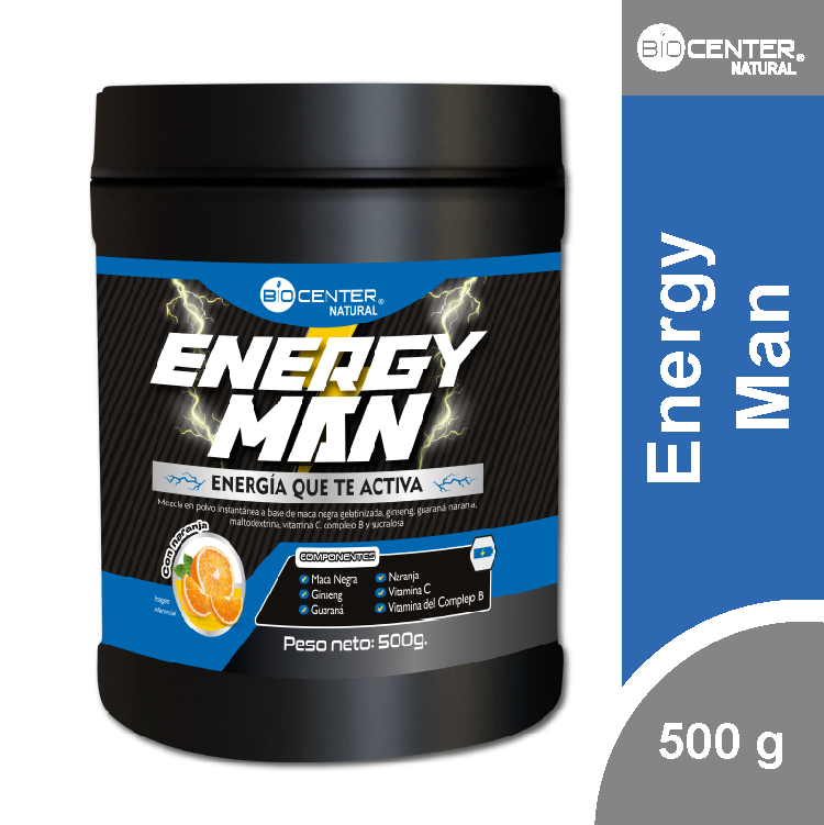 ENERGY MAN X 500 G - BIOCENTER NATURAL - 1