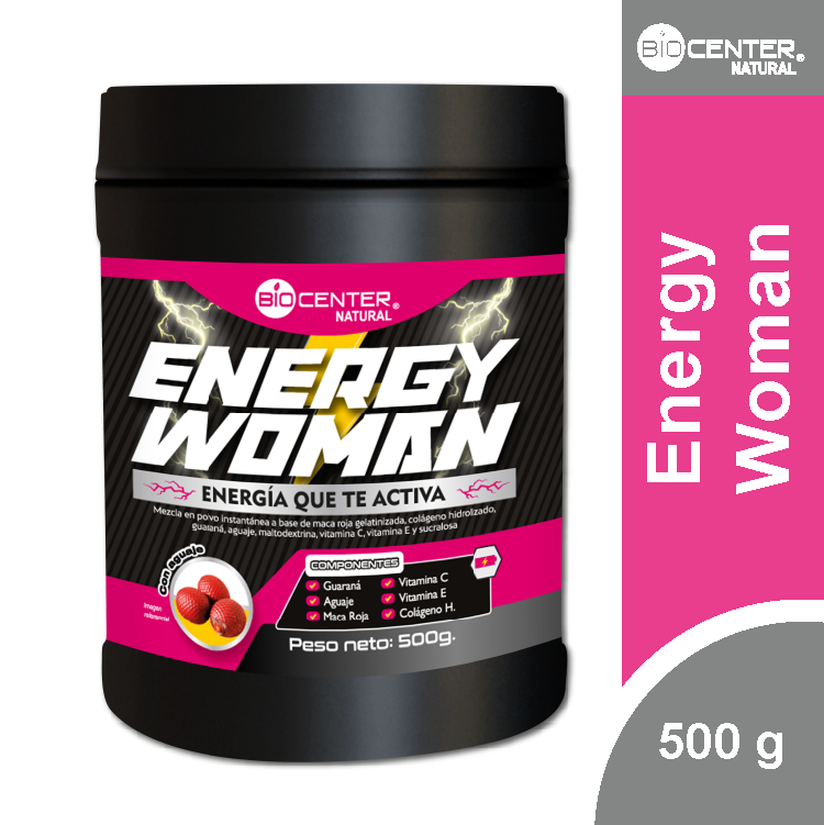 ENERGY WOMAN X 500 G - BIOCENTER NATURAL - 1