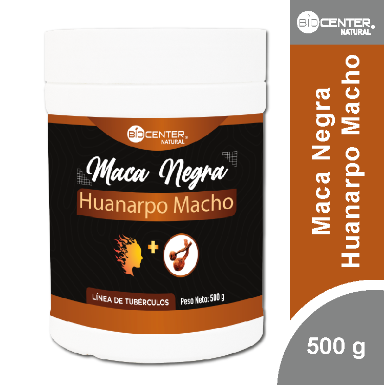 MACA NEGRA + HUANARPO MACHO X 500G - BIOCENTER NATURAL - 1