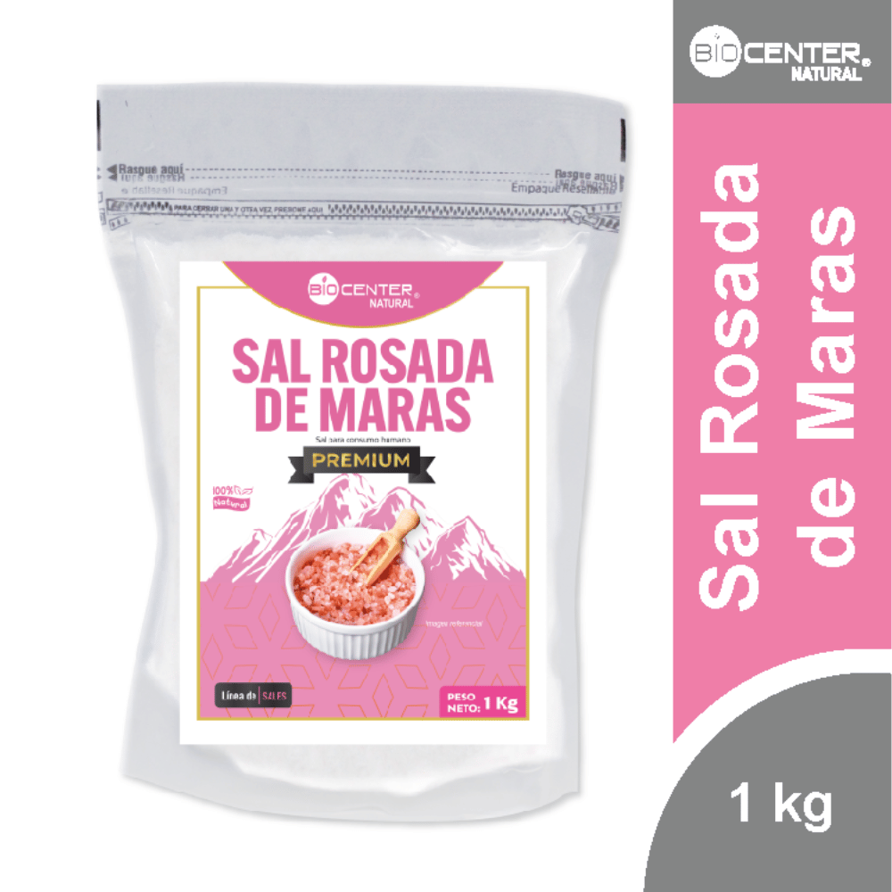 SAL ROSADA DE MARAS X 1 KG - BIOCENTER NATURAL - 1