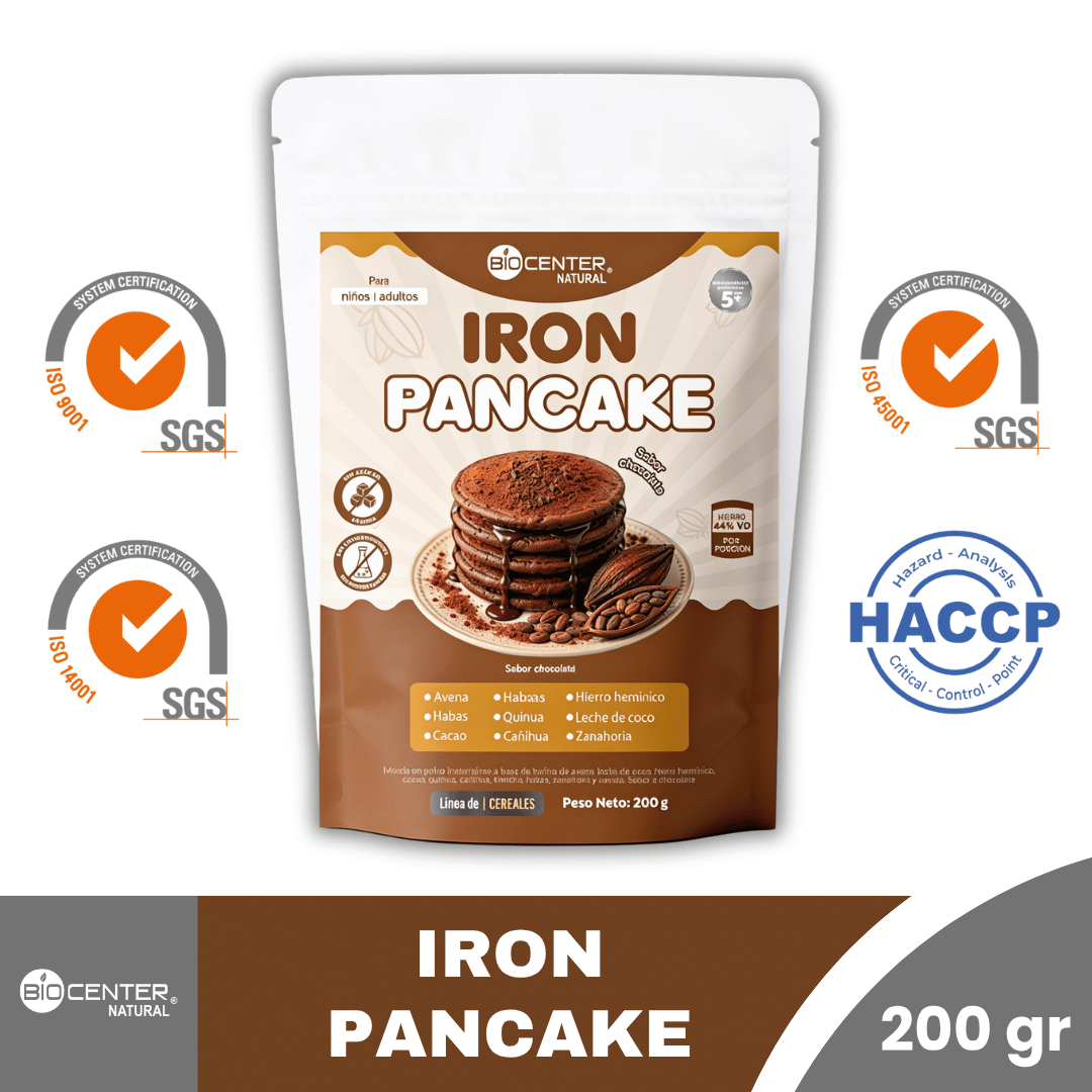 IRON PANCAKE X 200 G - BIOCENTER NATURAL - 1