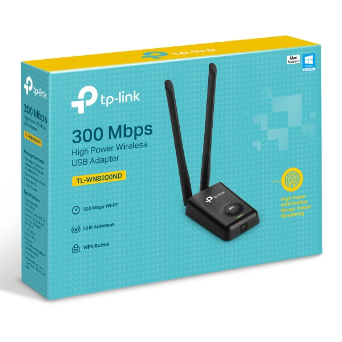 ADAPTADOR USB TP-LINK TL-WN8200ND INALÁMBRICO 300MBPS - 2