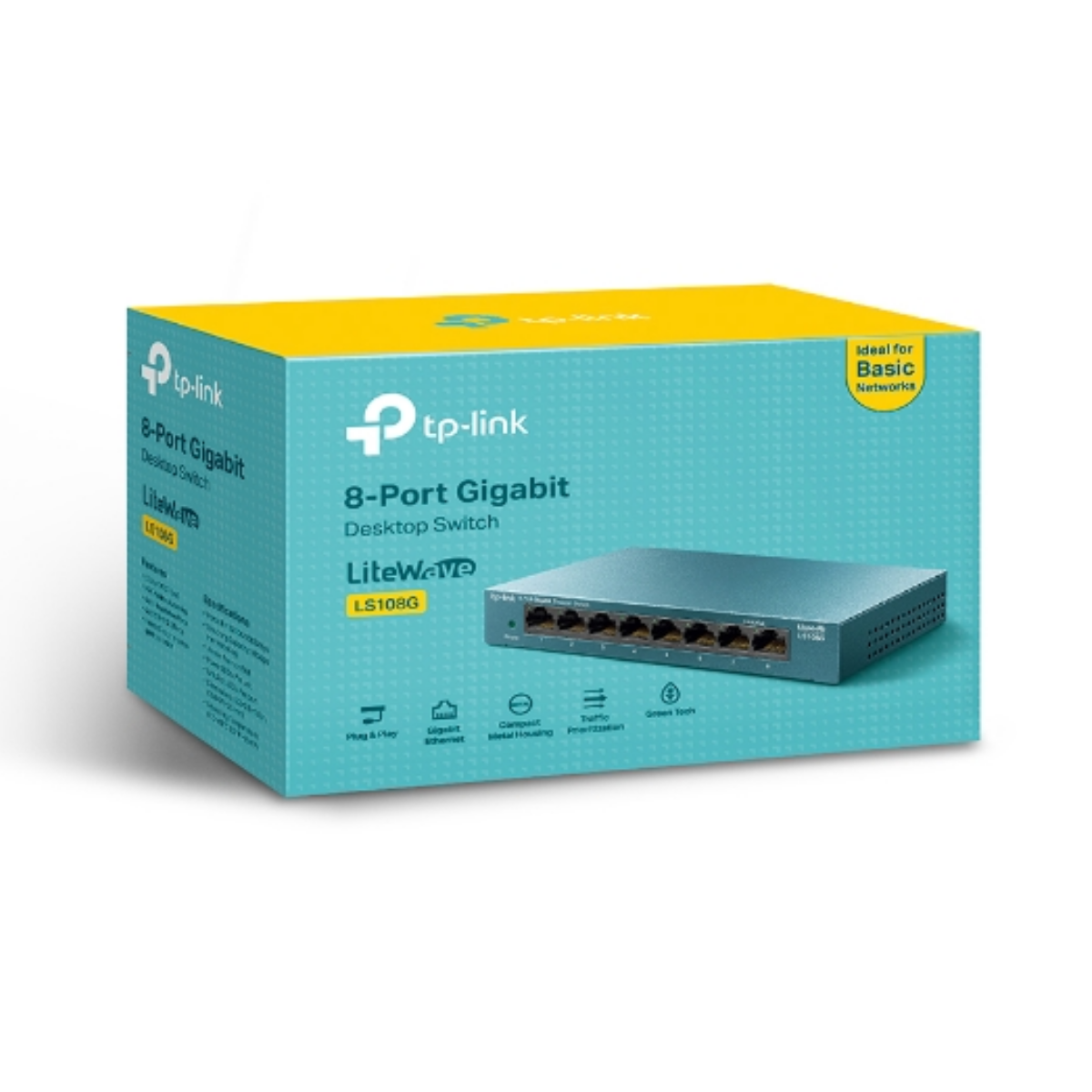 TP-LINK LITEWAVE LS108G – SWITCH NO GESTIONADO 8 PUERTOS - 1