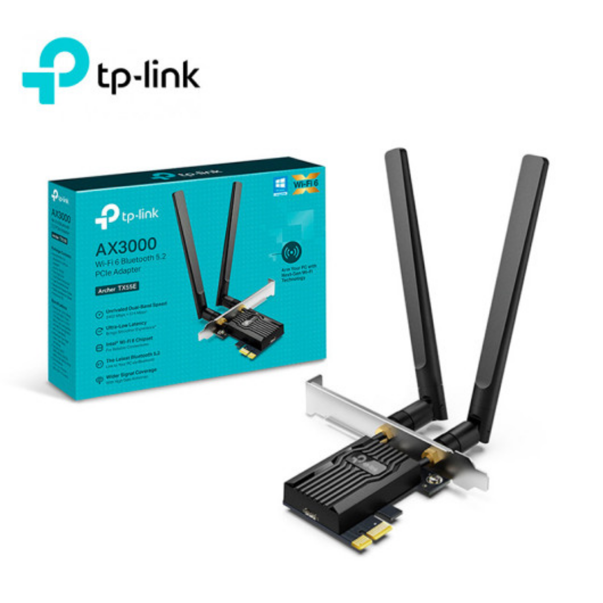 ADAPTADOR TP-LINK ARCHER TX55E AX3000 - 3