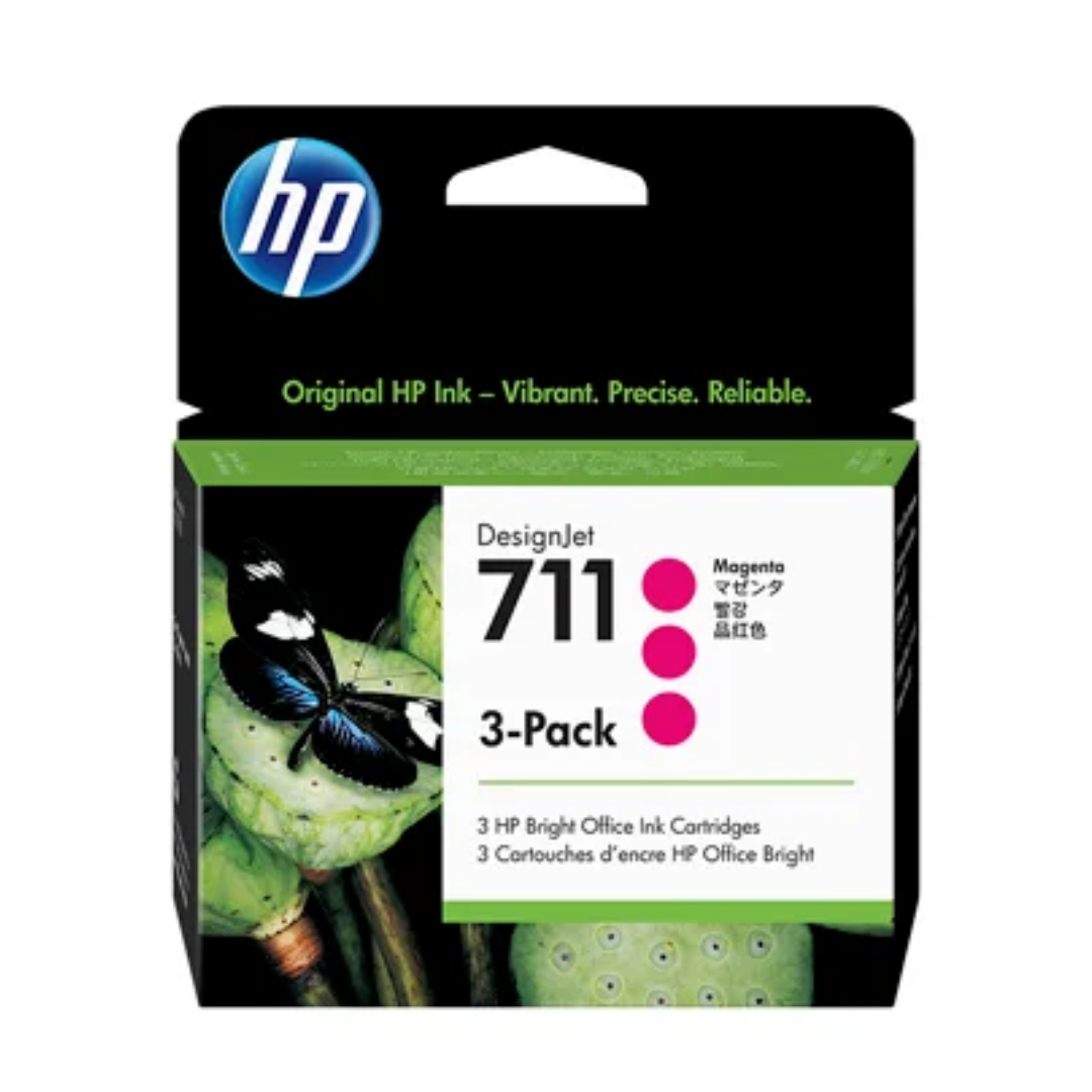 TINTA HP 711 MAGENTA 3 PACK CZ135A - 1