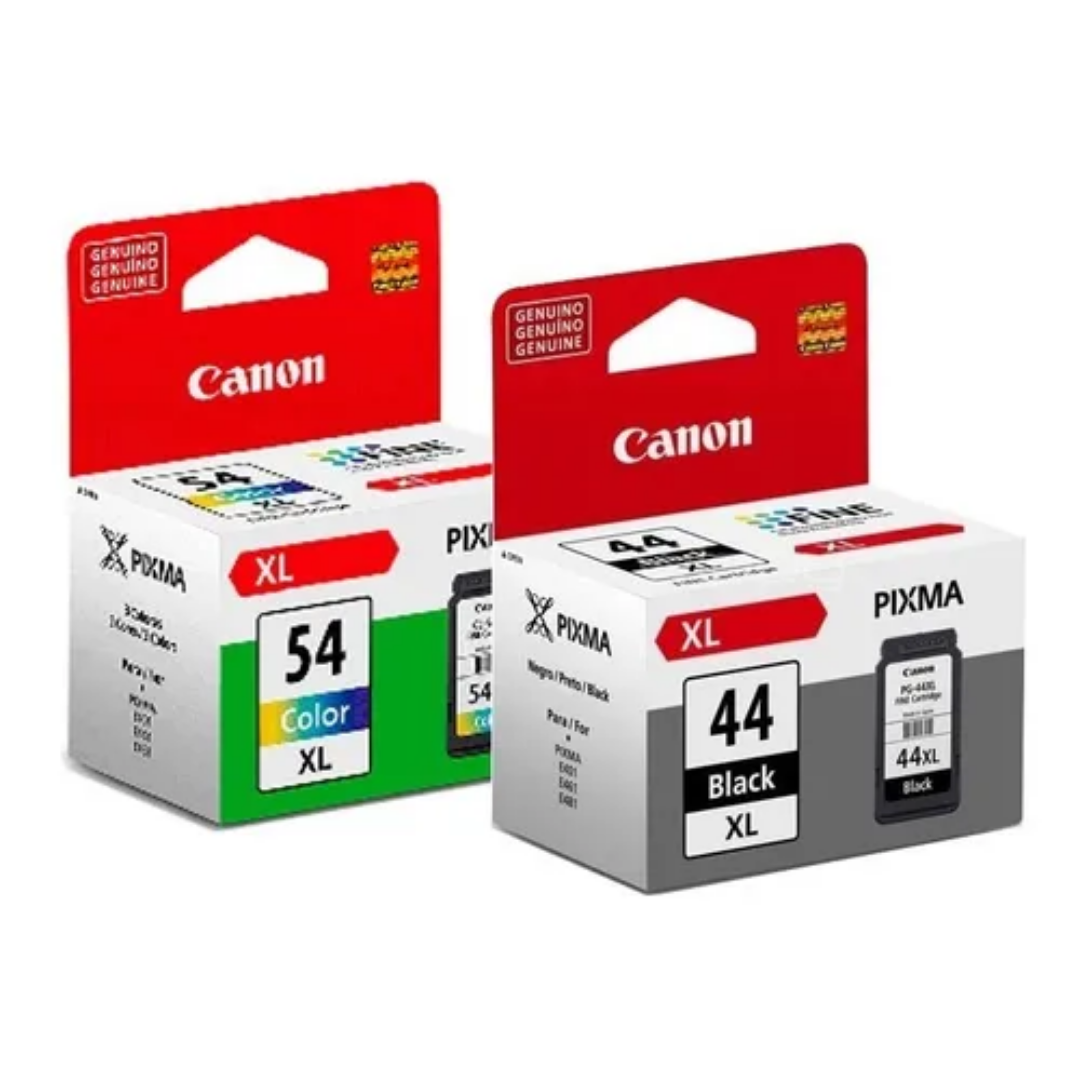 CARTUCHOS DE TINTA CANON 44XL 54XL NEGRO Y TRICOLOR - 2