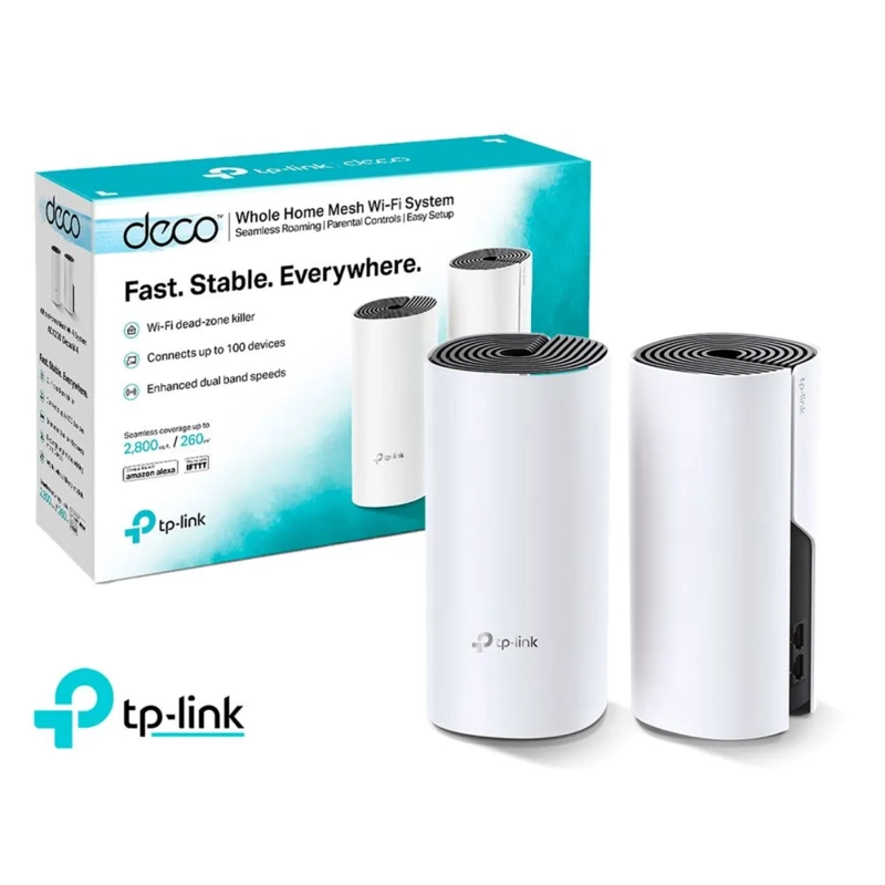 TP-LINK DECO E4 AC1200 SISTEMA WI-FI MALLA (2 UNIDADES) DOBLE BANDA - 1