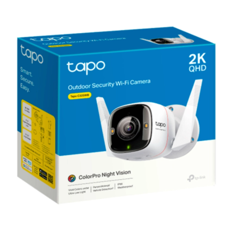 TP-LINK TAPO C325WB V1 –  2K QHD IP66 CON VISIÓN NOCTURNA A COLOR - 2