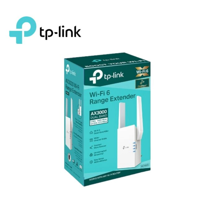 TP-LINK RE705X V1 – EXTENSOR DE RANGO WI-FI 6 AX3000 CON PUERTO GIGABIT - 3