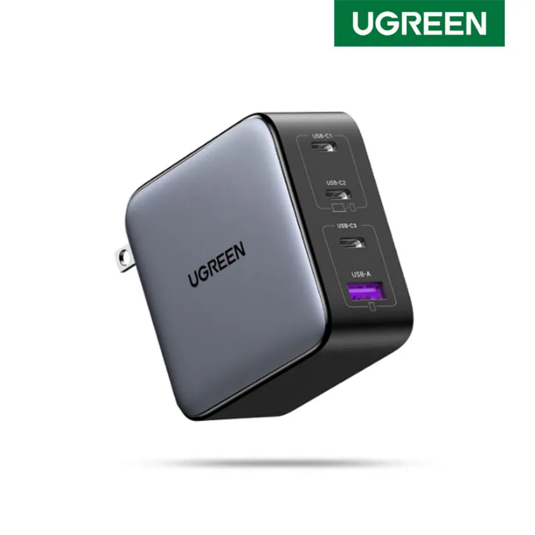 CARGADOR UGREEN NEXODE GAN 100W DE CARGA RÁPIDA 3 USB-C + 1 USB-A (40737) - 1