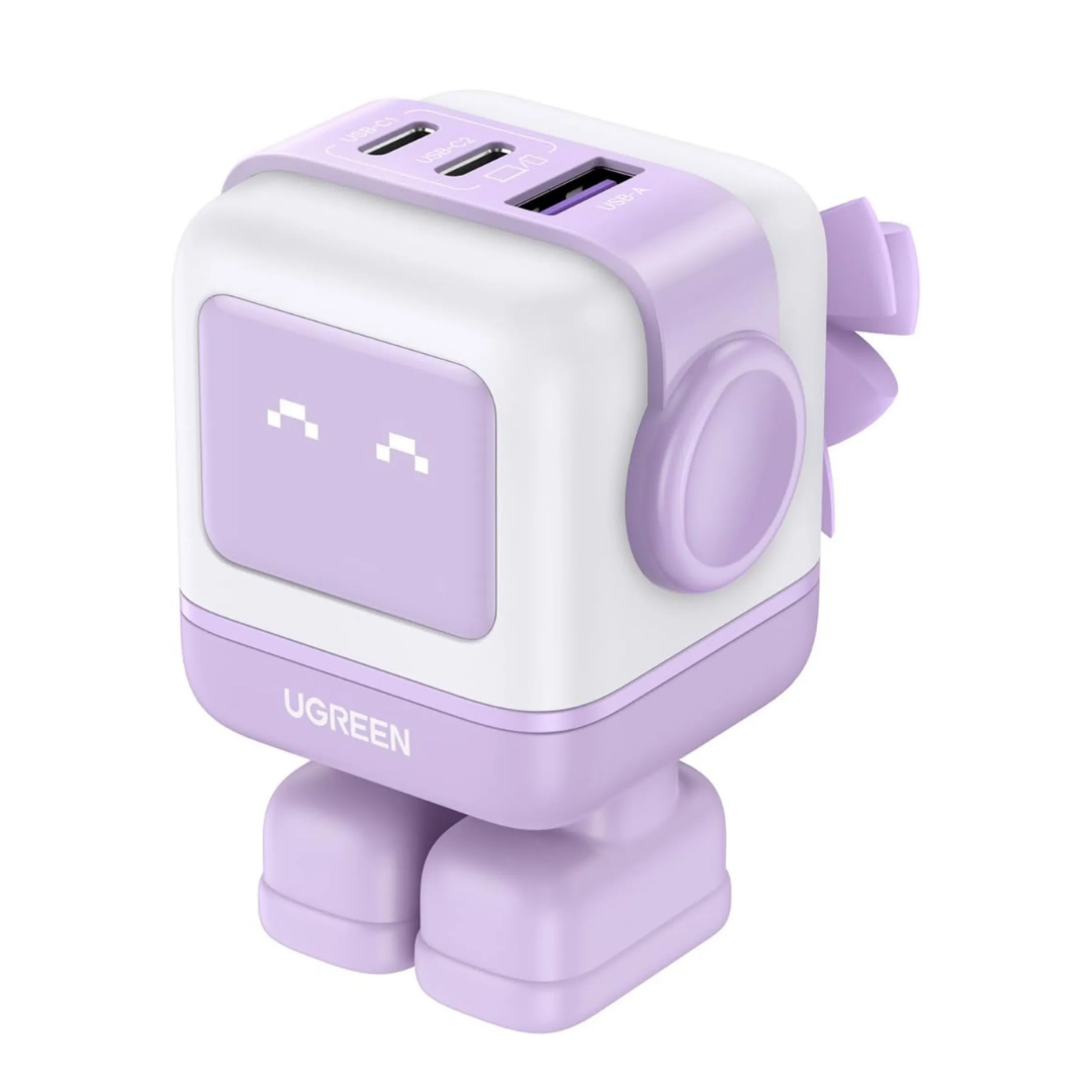 CARGADOR ROBOT 65W TRIPLE ENTRADA UGREEN - 1