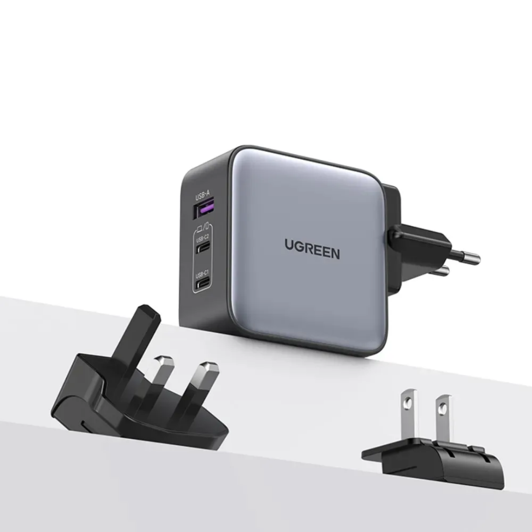 CARGADOR 65W FAST CHARGER GAN – 3 PUERTOS - 1
