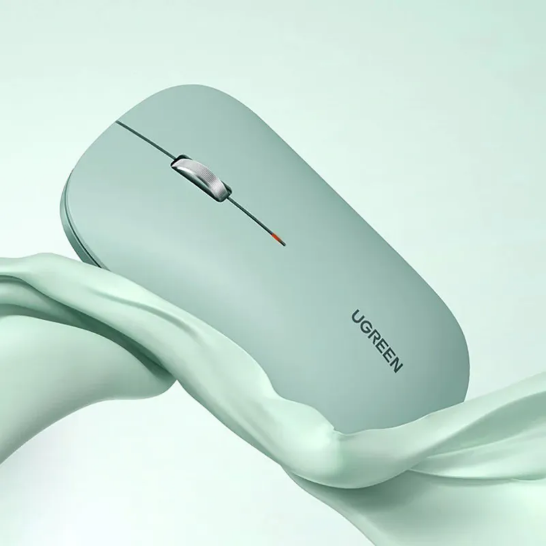 MOUSE INALÁMBRICO MU001 – 4000 DPI VERDE - 2