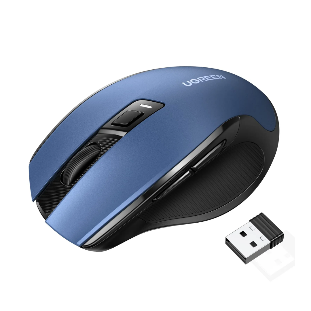 MOUSE ERGONÓMICO UGREEN MU006 AZUL - 1