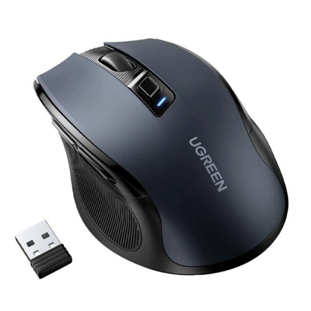 MOUSE ERGONÓMICO UGREEN MU006 NEGRO - 1