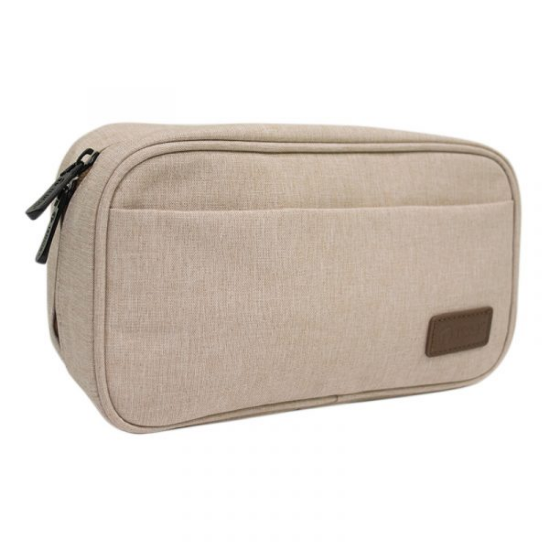 CARTUCHERA / ESTUCHE / ORGANIZADOR / PORTACABLES TEROS – TE-ACS9015 (BEIGE) - 1
