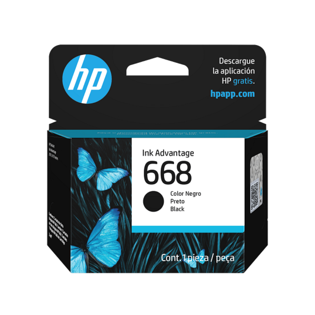TINTA HP 668 (7FP37VL ) NEGRO (DJ 2975 / 4375) - 1