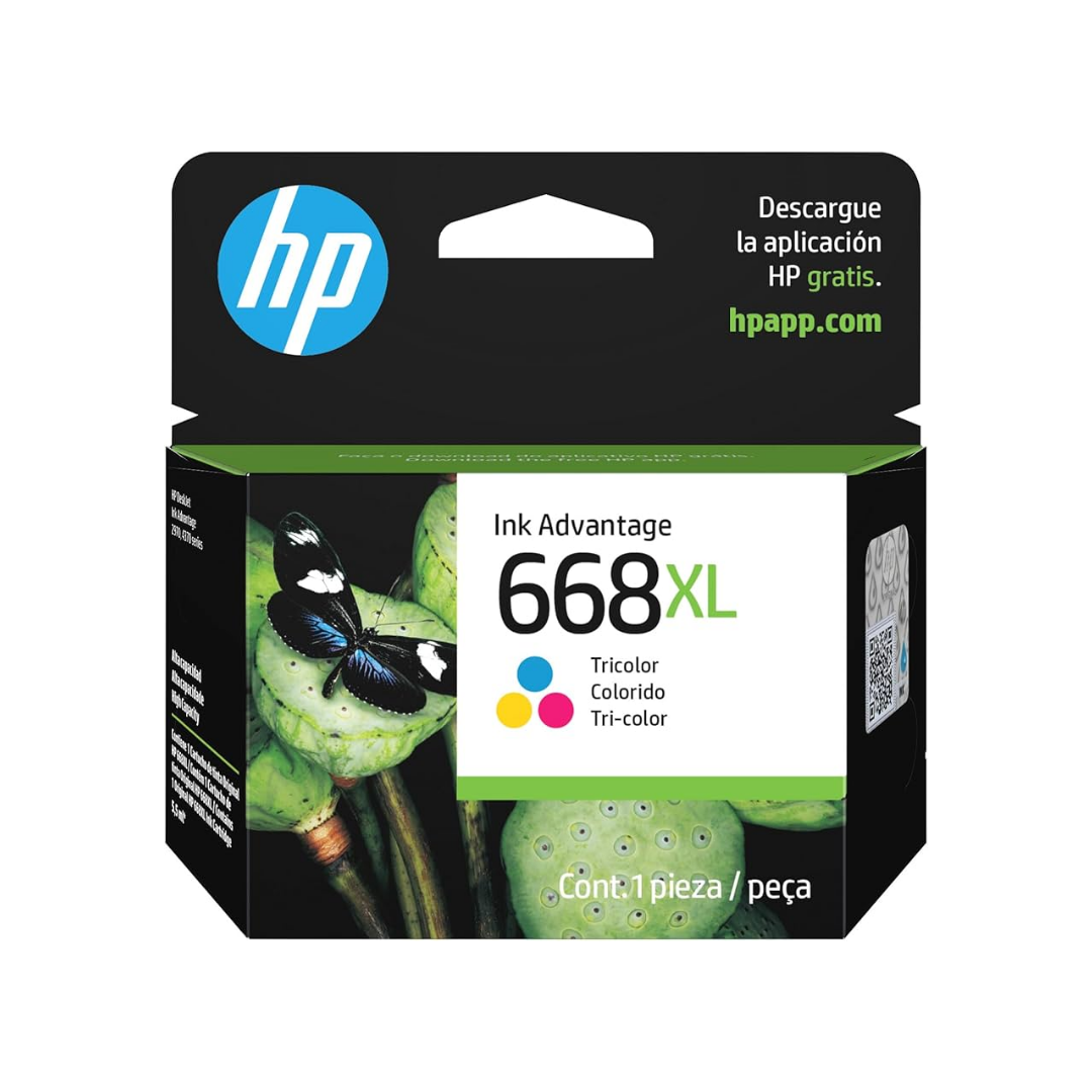 TINTA HP 668XL TRICOLOR 7FP38VL (DJ 2975 / 4375) - 1