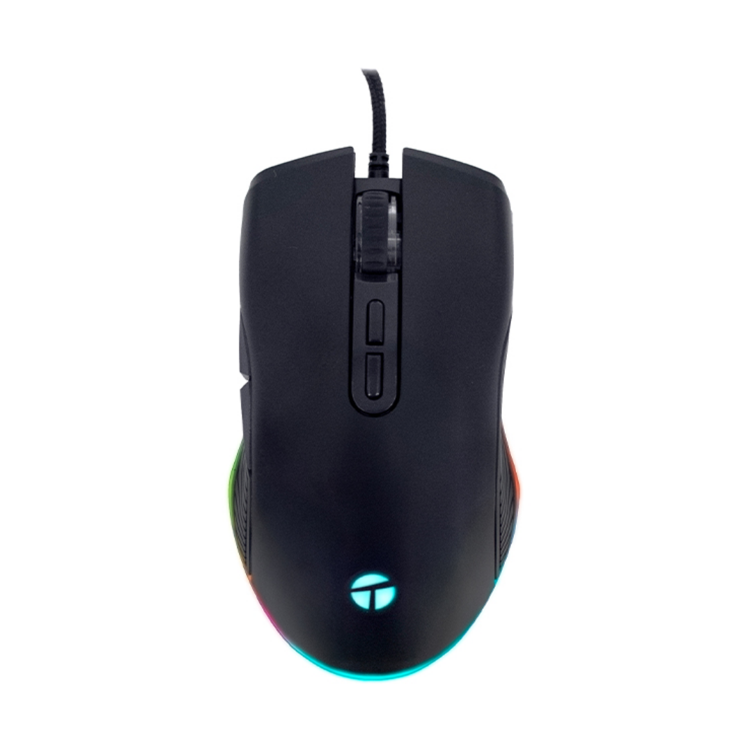 MOUSE GAMER TEROS TE-1233G – 7200 DPI, RGB, 7 BOTONES, USB - 1