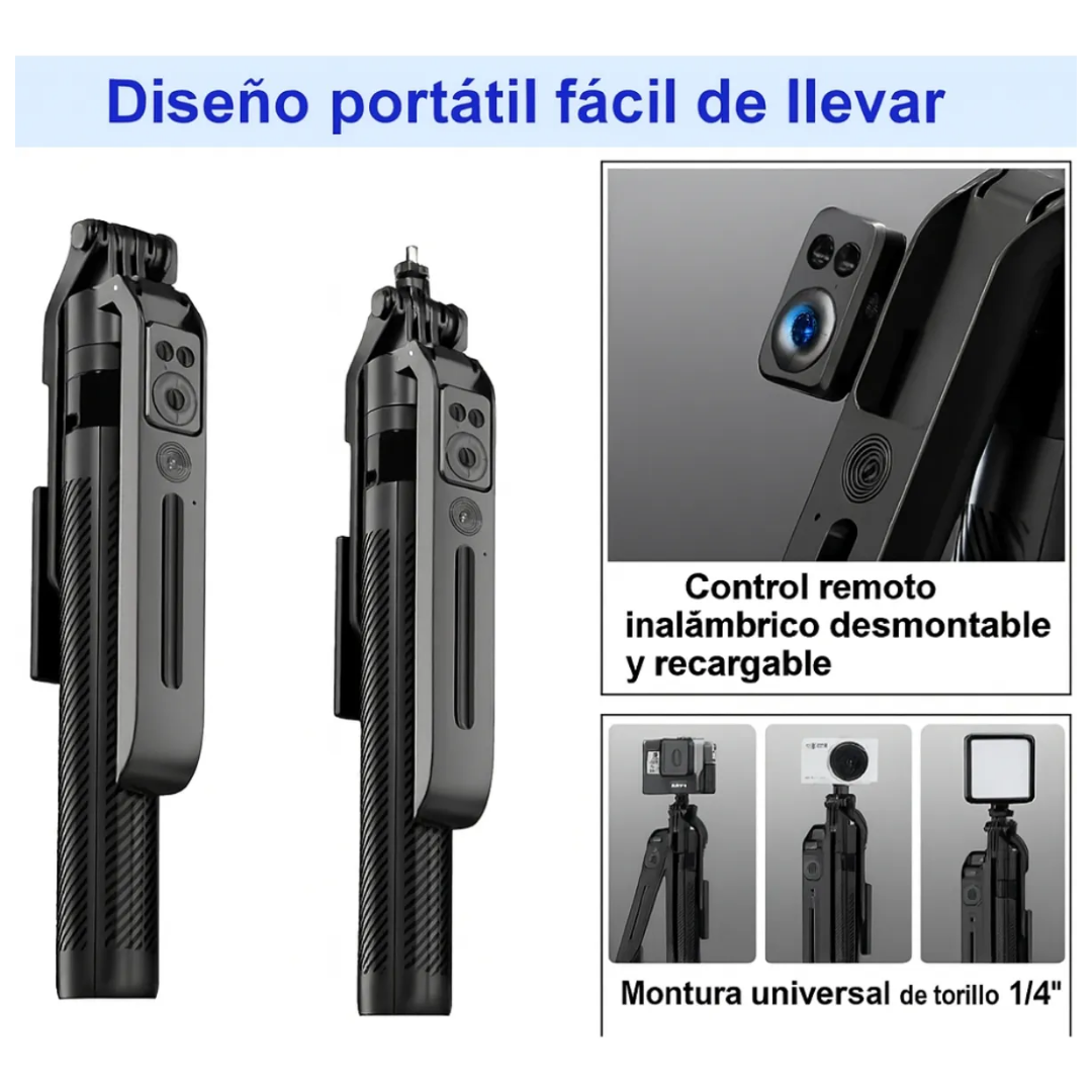 TRÍPODE 360° CON SENSOR DE MOVIMIENTO 1.9 METROS - 3